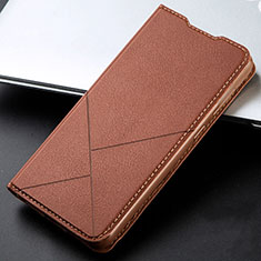 Coque Portefeuille Livre Cuir Etui Clapet L06 pour Xiaomi Redmi K30 4G Marron