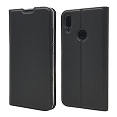 Coque Portefeuille Livre Cuir Etui Clapet L06 pour Xiaomi Redmi Note 7 Noir