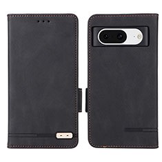 Coque Portefeuille Livre Cuir Etui Clapet L06Z pour Google Pixel 8 5G Noir