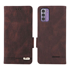 Coque Portefeuille Livre Cuir Etui Clapet L06Z pour Nokia G310 5G Marron