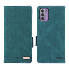 Coque Portefeuille Livre Cuir Etui Clapet L06Z pour Nokia G310 5G Vert