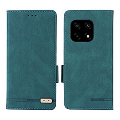 Coque Portefeuille Livre Cuir Etui Clapet L06Z pour OnePlus 10 Pro 5G Vert