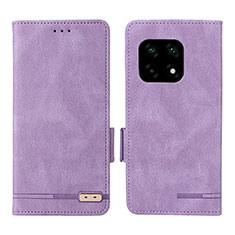 Coque Portefeuille Livre Cuir Etui Clapet L06Z pour OnePlus 10 Pro 5G Violet