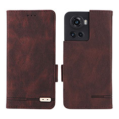 Coque Portefeuille Livre Cuir Etui Clapet L06Z pour OnePlus 10R 5G Marron