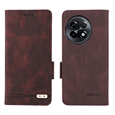 Coque Portefeuille Livre Cuir Etui Clapet L06Z pour OnePlus 11R 5G Marron