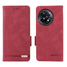 Coque Portefeuille Livre Cuir Etui Clapet L06Z pour OnePlus 11R 5G Rouge