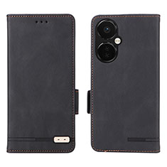 Coque Portefeuille Livre Cuir Etui Clapet L06Z pour OnePlus Nord CE 3 Lite 5G Noir