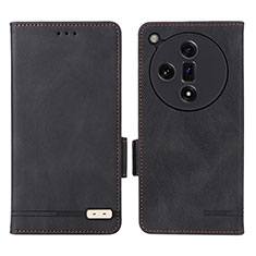 Coque Portefeuille Livre Cuir Etui Clapet L06Z pour Oppo Find X7 5G Noir