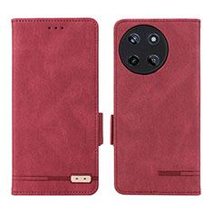 Coque Portefeuille Livre Cuir Etui Clapet L06Z pour Realme 11 4G Rouge