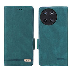 Coque Portefeuille Livre Cuir Etui Clapet L06Z pour Realme 11 4G Vert