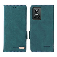 Coque Portefeuille Livre Cuir Etui Clapet L06Z pour Realme GT Neo3 5G Vert