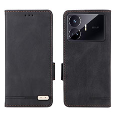 Coque Portefeuille Livre Cuir Etui Clapet L06Z pour Realme GT Neo5 SE 5G Noir