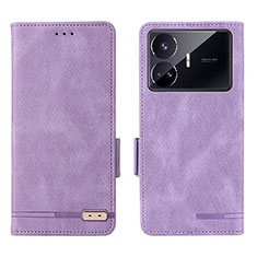 Coque Portefeuille Livre Cuir Etui Clapet L06Z pour Realme GT Neo5 SE 5G Violet