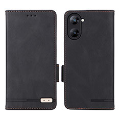 Coque Portefeuille Livre Cuir Etui Clapet L06Z pour Realme Q5x 5G Noir