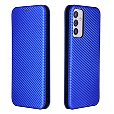 Coque Portefeuille Livre Cuir Etui Clapet L06Z pour Samsung Galaxy A15 4G Bleu