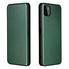 Coque Portefeuille Livre Cuir Etui Clapet L06Z pour Samsung Galaxy A22 5G Vert