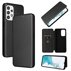 Coque Portefeuille Livre Cuir Etui Clapet L06Z pour Samsung Galaxy A23 4G Noir