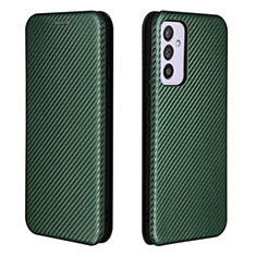 Coque Portefeuille Livre Cuir Etui Clapet L06Z pour Samsung Galaxy A24 4G Vert