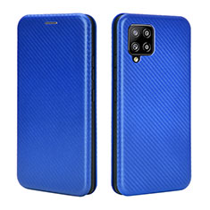 Coque Portefeuille Livre Cuir Etui Clapet L06Z pour Samsung Galaxy A42 5G Bleu