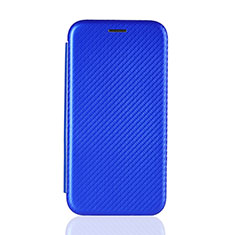 Coque Portefeuille Livre Cuir Etui Clapet L06Z pour Samsung Galaxy A7 (2018) A750 Bleu