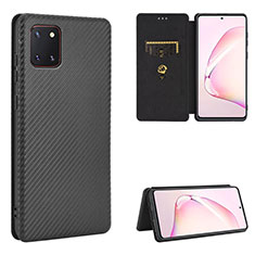 Coque Portefeuille Livre Cuir Etui Clapet L06Z pour Samsung Galaxy A81 Noir