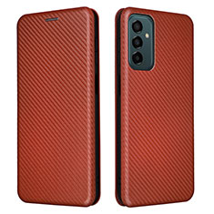 Coque Portefeuille Livre Cuir Etui Clapet L06Z pour Samsung Galaxy M23 5G Marron