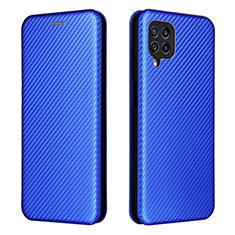 Coque Portefeuille Livre Cuir Etui Clapet L06Z pour Samsung Galaxy M32 4G Bleu