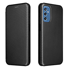 Coque Portefeuille Livre Cuir Etui Clapet L06Z pour Samsung Galaxy M52 5G Noir