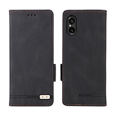 Coque Portefeuille Livre Cuir Etui Clapet L06Z pour Sony Xperia 5 V Noir