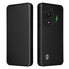 Coque Portefeuille Livre Cuir Etui Clapet L06Z pour Xiaomi Black Shark 5 5G Noir