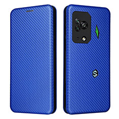 Coque Portefeuille Livre Cuir Etui Clapet L06Z pour Xiaomi Black Shark 5 Pro 5G Bleu