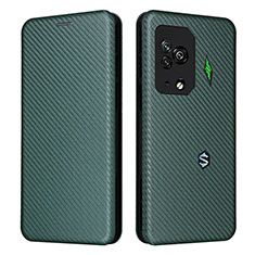 Coque Portefeuille Livre Cuir Etui Clapet L06Z pour Xiaomi Black Shark 5 Pro 5G Vert