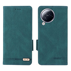 Coque Portefeuille Livre Cuir Etui Clapet L06Z pour Xiaomi Civi 3 5G Vert