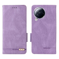 Coque Portefeuille Livre Cuir Etui Clapet L06Z pour Xiaomi Civi 3 5G Violet