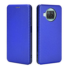 Coque Portefeuille Livre Cuir Etui Clapet L06Z pour Xiaomi Mi 10i 5G Bleu