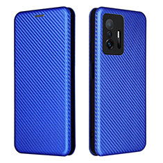 Coque Portefeuille Livre Cuir Etui Clapet L06Z pour Xiaomi Mi 11T 5G Bleu