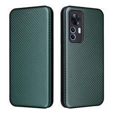 Coque Portefeuille Livre Cuir Etui Clapet L06Z pour Xiaomi Mi 12T Pro 5G Vert