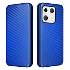 Coque Portefeuille Livre Cuir Etui Clapet L06Z pour Xiaomi Mi 13 Pro 5G Bleu