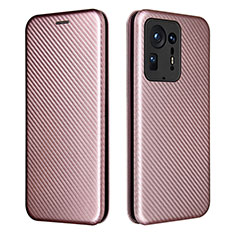 Coque Portefeuille Livre Cuir Etui Clapet L06Z pour Xiaomi Mi Mix 4 5G Or Rose