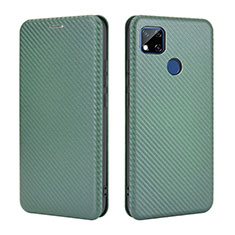 Coque Portefeuille Livre Cuir Etui Clapet L06Z pour Xiaomi POCO C3 Vert