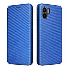 Coque Portefeuille Livre Cuir Etui Clapet L06Z pour Xiaomi Poco C50 Bleu