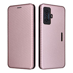 Coque Portefeuille Livre Cuir Etui Clapet L06Z pour Xiaomi Poco F4 GT 5G Or Rose