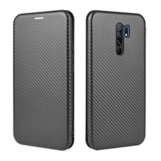 Coque Portefeuille Livre Cuir Etui Clapet L06Z pour Xiaomi Poco M2 Noir