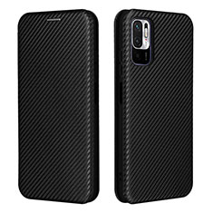 Coque Portefeuille Livre Cuir Etui Clapet L06Z pour Xiaomi POCO M3 Pro 5G Noir