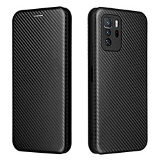 Coque Portefeuille Livre Cuir Etui Clapet L06Z pour Xiaomi Poco X3 GT 5G Noir