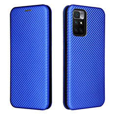 Coque Portefeuille Livre Cuir Etui Clapet L06Z pour Xiaomi Redmi 10 (2022) Bleu