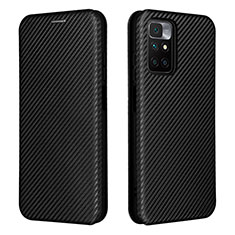 Coque Portefeuille Livre Cuir Etui Clapet L06Z pour Xiaomi Redmi 10 (2022) Noir