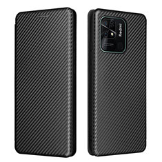 Coque Portefeuille Livre Cuir Etui Clapet L06Z pour Xiaomi Redmi 10 Power Noir