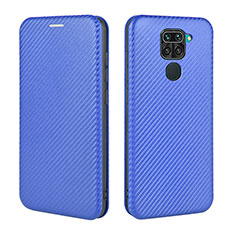 Coque Portefeuille Livre Cuir Etui Clapet L06Z pour Xiaomi Redmi 10X 4G Bleu