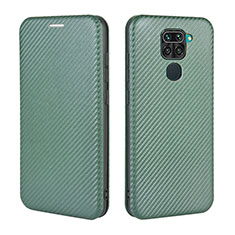 Coque Portefeuille Livre Cuir Etui Clapet L06Z pour Xiaomi Redmi 10X 4G Vert